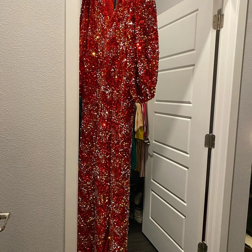 Custom Made Sequin Dress - Picture 4 of 7